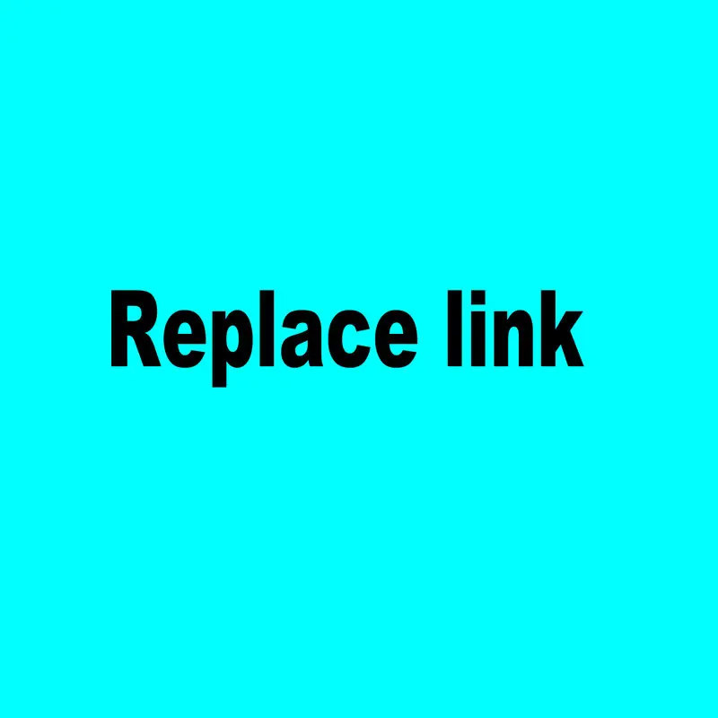 Extra shipping fee or replacement link