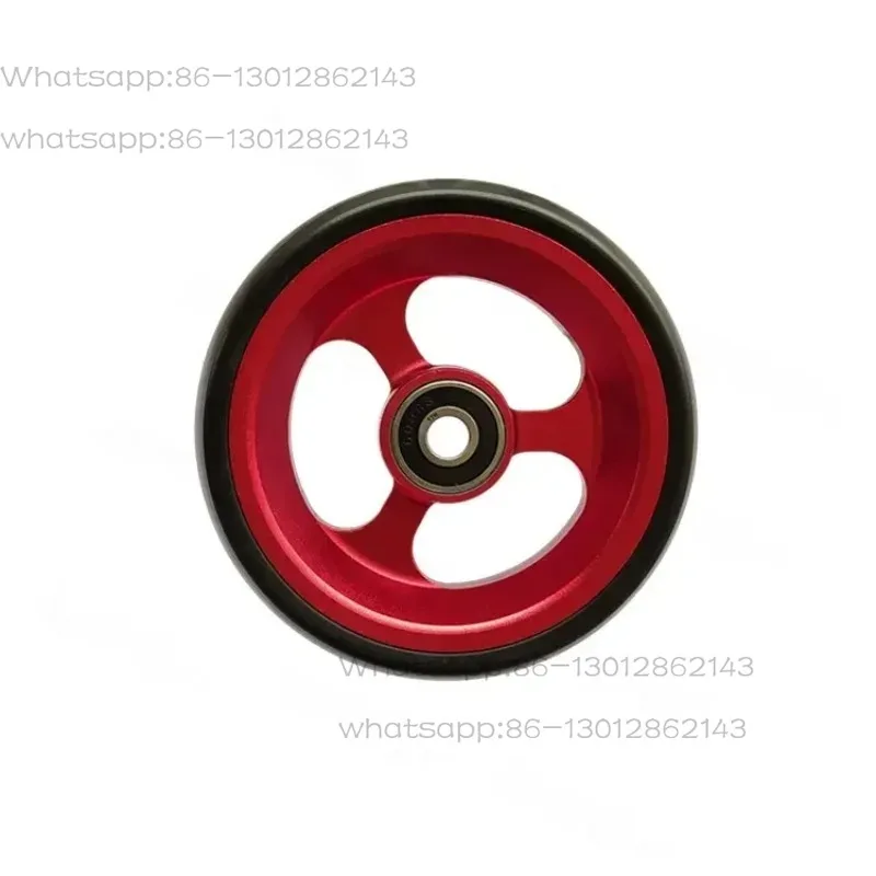 Diameter 100/120MMUniversal wheel accessories, Sports wheelchair front small wheel aluminum alloy wheelchair accessories