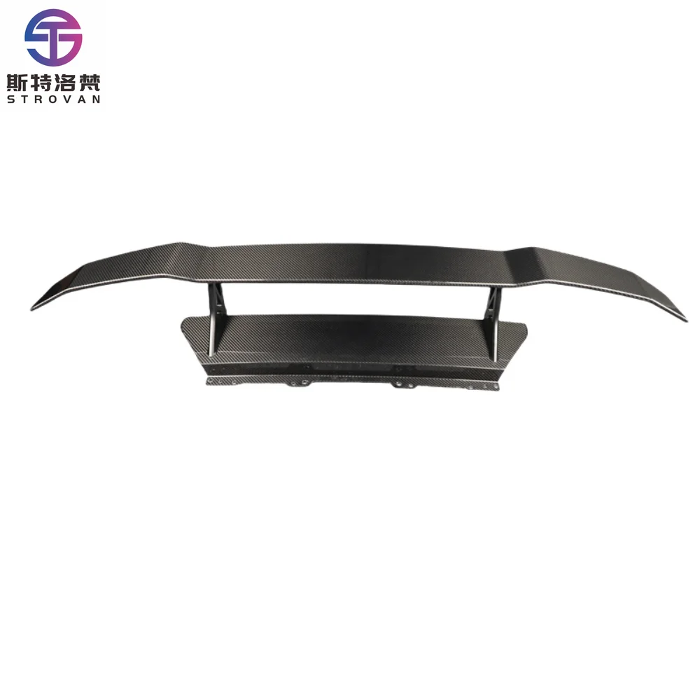 

STLF V-style Dry Carbon Fiber Rear Spoiler for Lamborghinis Huracan LP580/LP610-Fix with Screws Body Kit Upgrade Modification