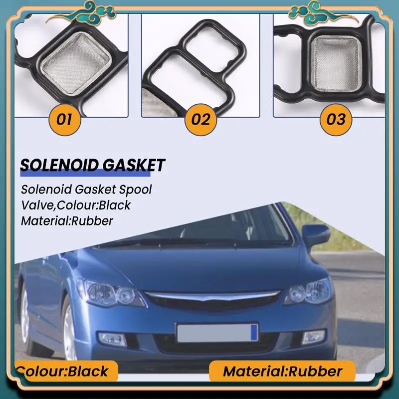 

Новейшая прокладка электромагнитного клапана, фильтр золотника для Honda Civic VTEC 06-14 15826-RNA-A01