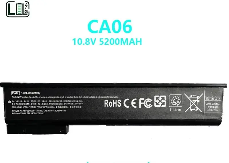 

CA06 CA06XLLaptop Battery for HP Spare 718677-421 718678-421 718755-001 HSTNN-DB4Y ProBook 640 645 650 655 G0 G1 CA09