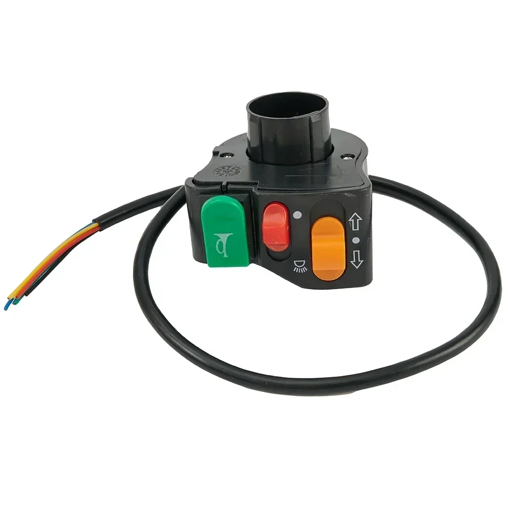 Turn Signal Switch Motorcycle Multi-Function ON OFF 22mm PC&ABS Plastic 3in1 7/8\