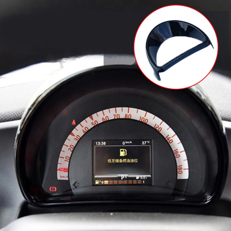 Car Interior Modification Black Styling Window Lifting Decorative Stickers For Smart 453 Fortwo Forfour Car Accessories