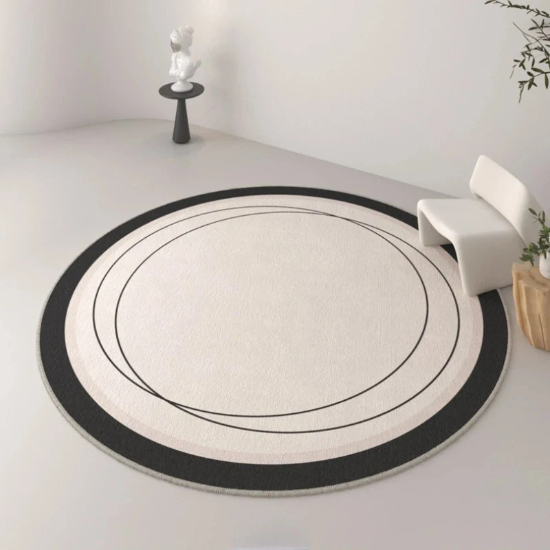 

Living Room Carpet Round Floor Mat Nordic Style Minimalist Style Home Decoration Rug Suitable For Bedroom Fluffy Soft Carpets