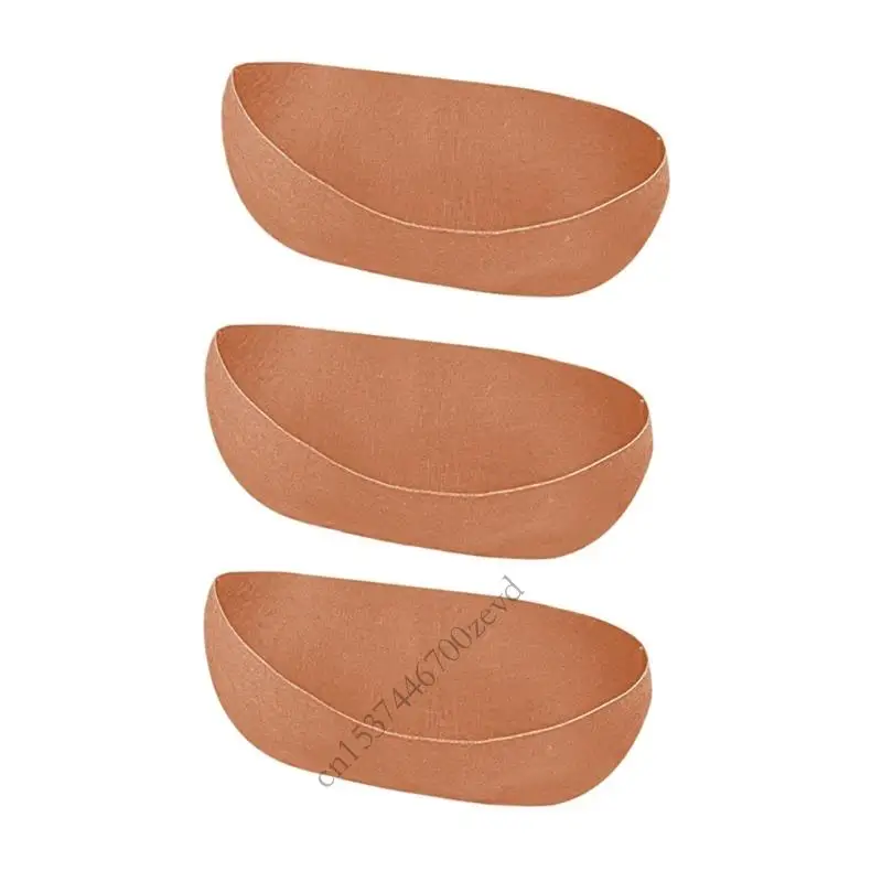 

3 Piece Birdproof Gardening Basket Liners Reinforced Felt Trough Insulation Mats for Orchids Root Vegetables Flower P9YB