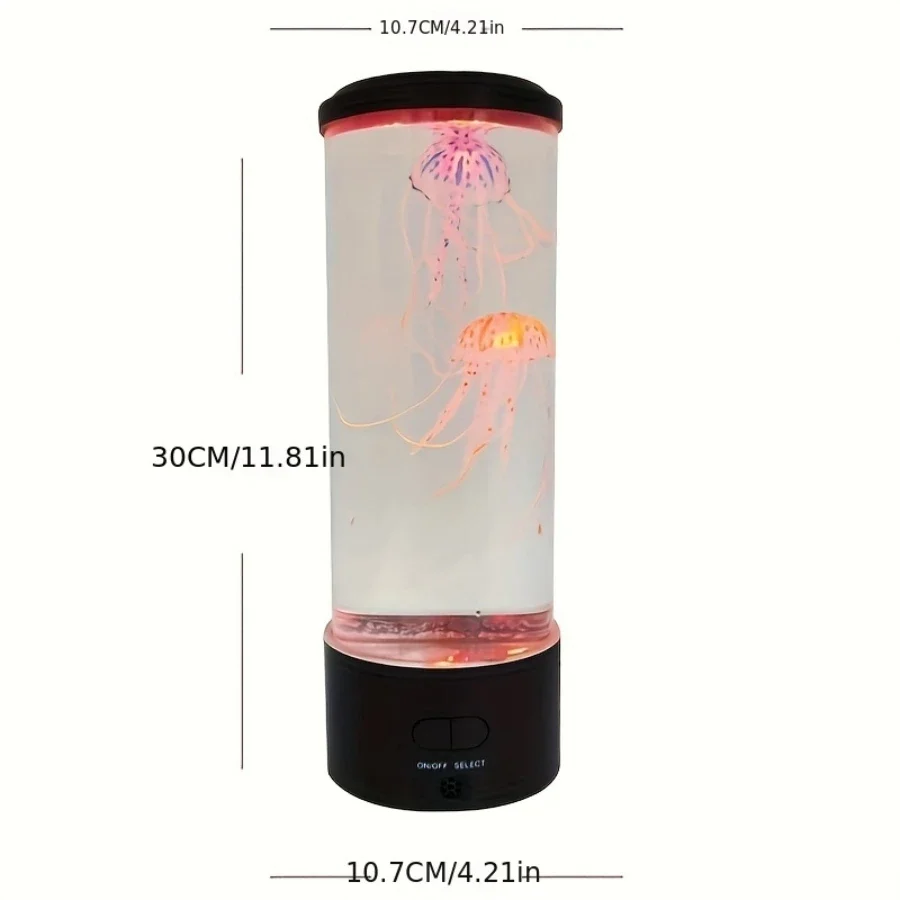 Novelty Design Jellyfish Light Relax Mood Lamp RGB Holiday Lighting Lamp  Gift Desktop Night Light