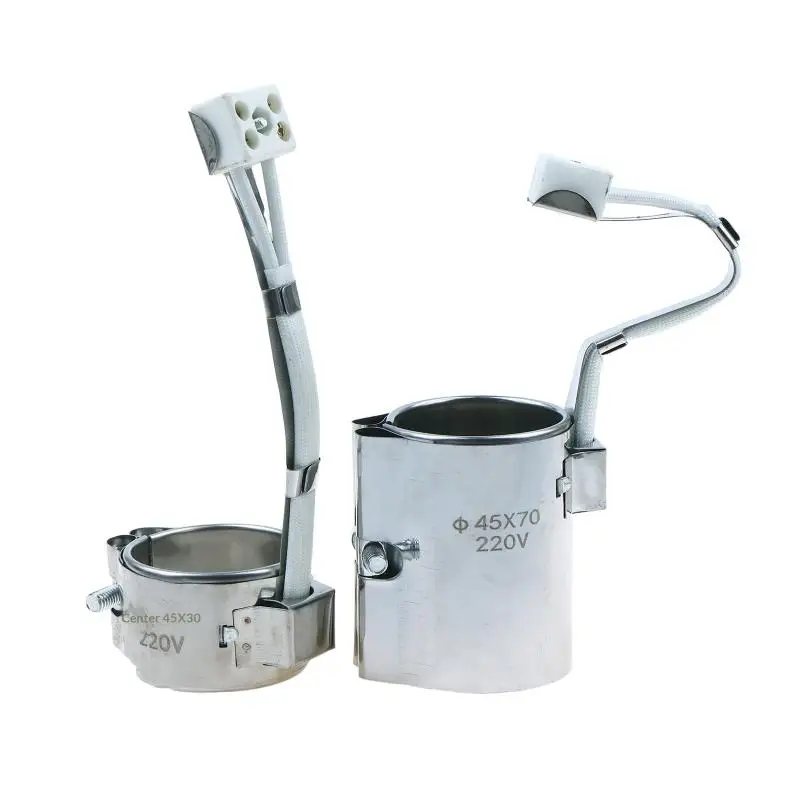 

Ceramic Band Heater 220V Stainless Steel Band Heating Element Ring for Plastic Machinery Consistent Heating Performance