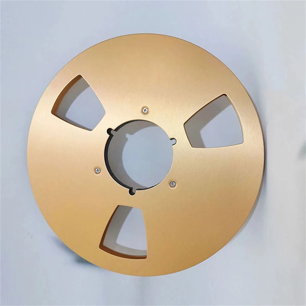 New 1/4 10 Inch Empty Tape Reel Nab Hub Reel-To-Reel Recorders Accessory Empty Aluminum Disc Opening Machine Parts