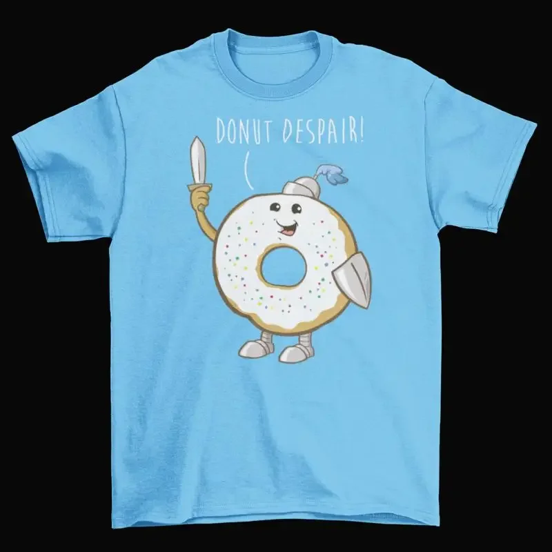 Donut Despair T Shirt Funny Cotton Adult Food Do Not Knight New