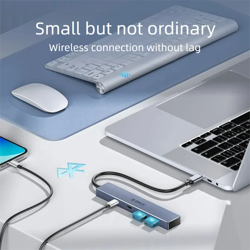 ORICO Type-C 4-in-1 HUB USB Expansion Dock with Fast Charging Hub and Multi-Interface Adapter for USB-A & USB-C & SD/TF & PD100W