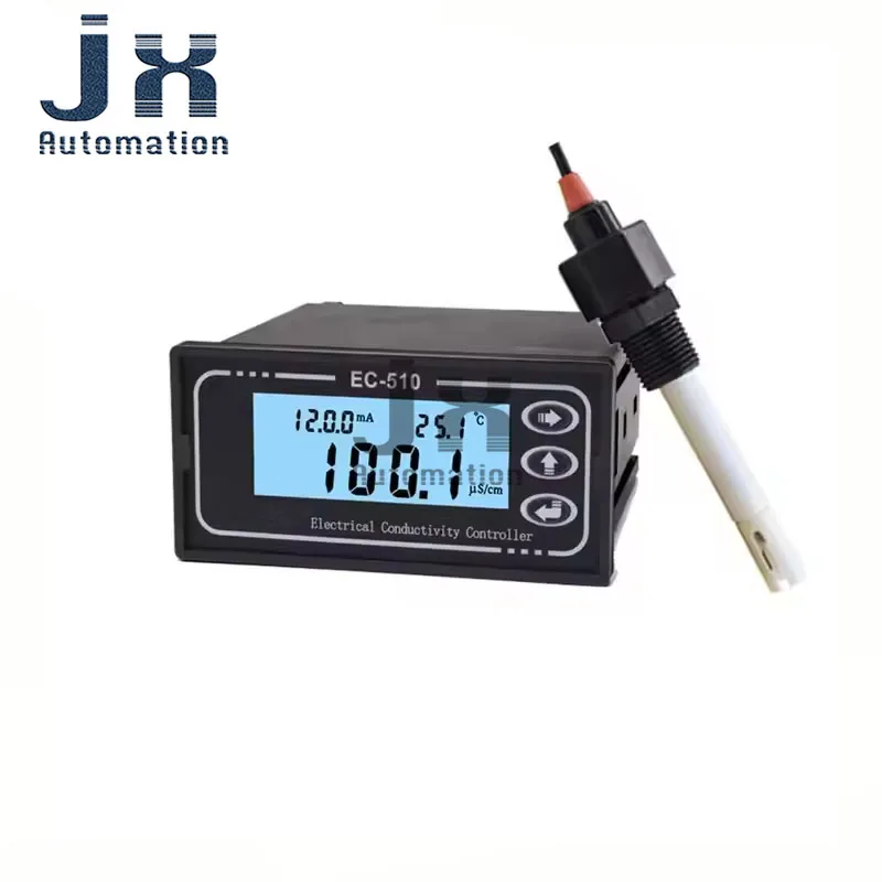 

Industrial Online Conductivity Meter Pure Water Detection TDS/EC Meter Conductivity Sensor EC-510