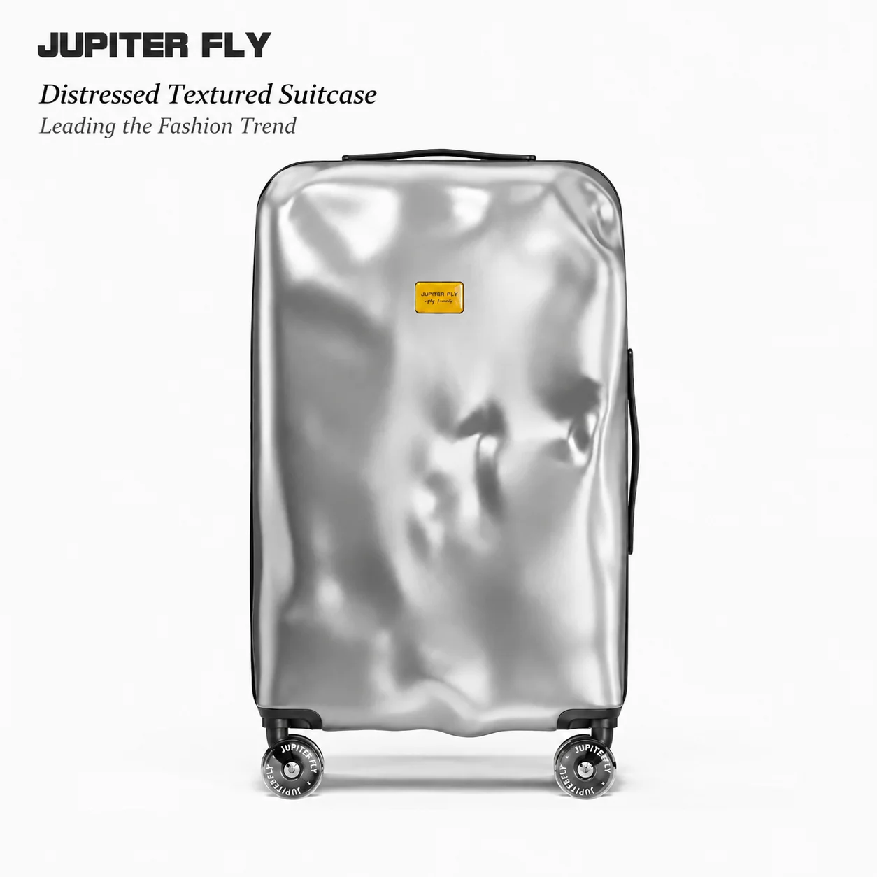 JUPITER FLY 28 Inch Suitcase With TSA Lock, Vintage Distressed Style, Stylish High‑Quality 20 Inch Travel Rolling Luggage