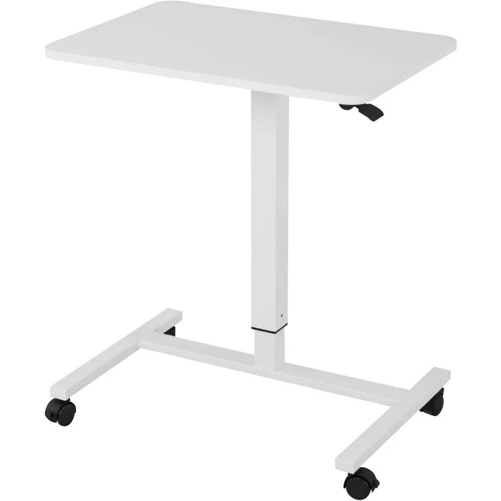 Mobile Rolling Standing Desk, Sit Stand cart, Small Rolling cart, Computer Workstations, Rolling Laptop Desk with Wheels