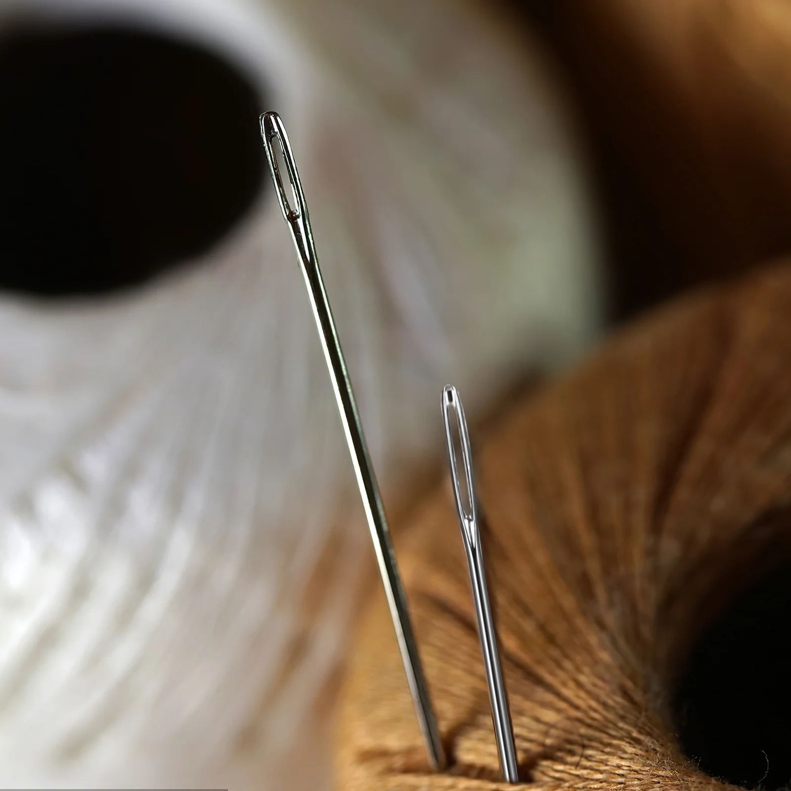 

1Set Hand Sewing Needles Stainless Steel Durable Embroidery Cross Stitch Needles with Organizer Case for DIY Crafts