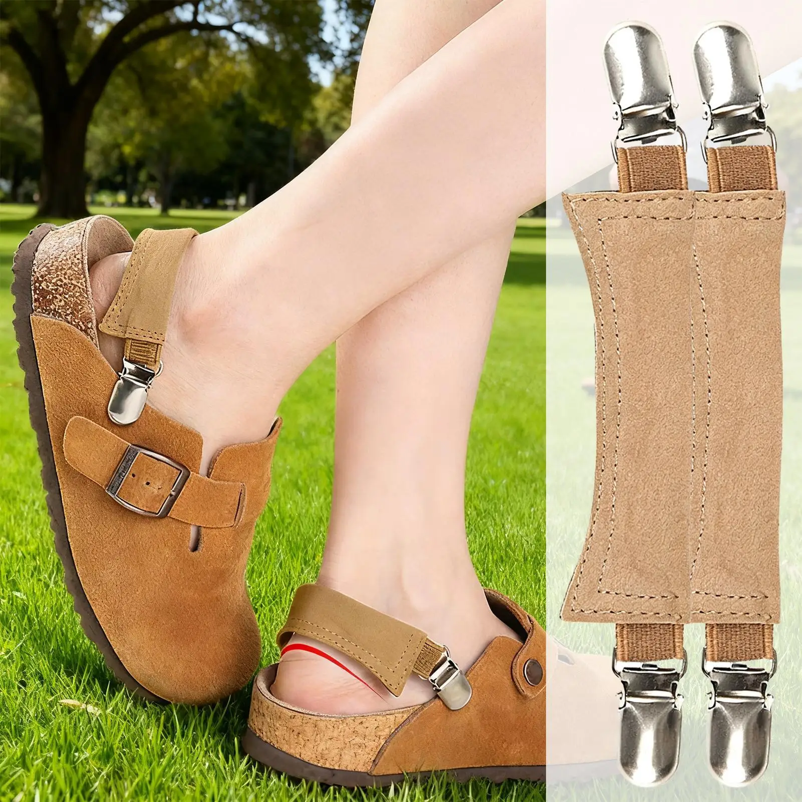 

Shoe Straps For Heels Elastic Laces Soft Bands 2Piece Ankle Strap For Heels For Women Men Everyday Dress Evening Wear Formal