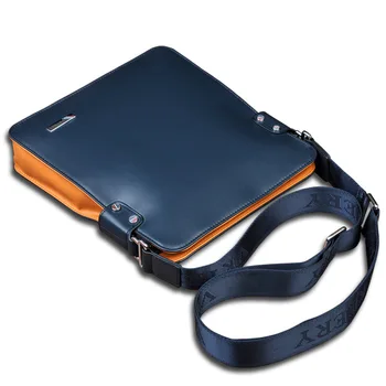 WEfeat-Sac à bandoulière design simple pour hommes, sac messager de haute qualité, sac de voyage pour hommes d'affaires, document de couture, mode classique, 16-PU