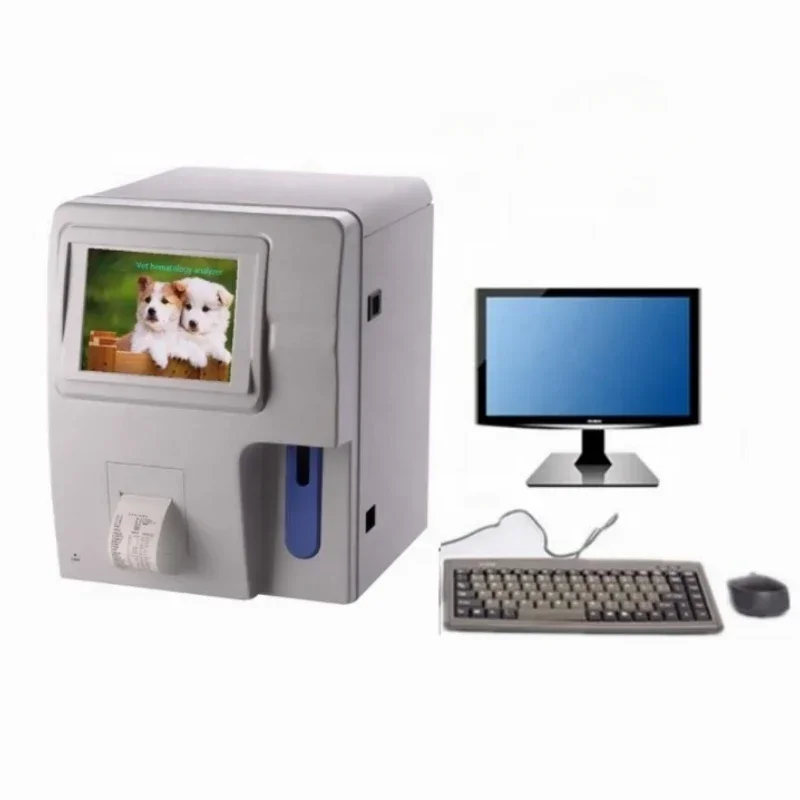 3-part A9Vet Hematology Analyzer Automatic Hematology Analyzer Equipment For Human And Veterinary