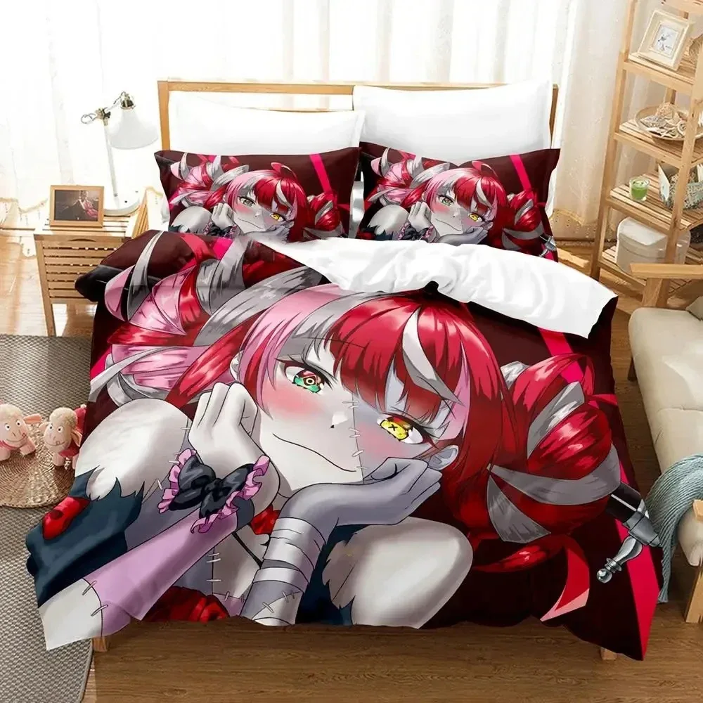 Mode 3d dicetak Anime Kureiji Ollie Set tempat tidur anak laki-laki perempuan Twin Queen ukuran selimut penutup sarung bantal tempat tidur anak dewasa tekstil rumah