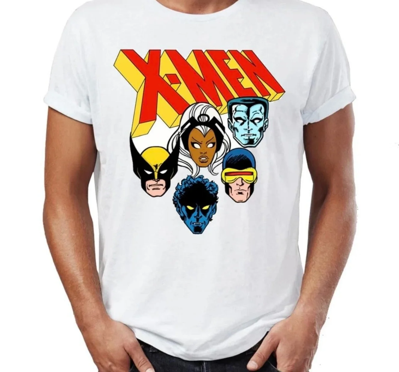 X - تي شيرت قطني مطبوع للرجال 100% مادة قطن مع بطل أسطوري آرت كول خارقة جرافيك طباعة وصول جديد تي شيرت S-4XL #2