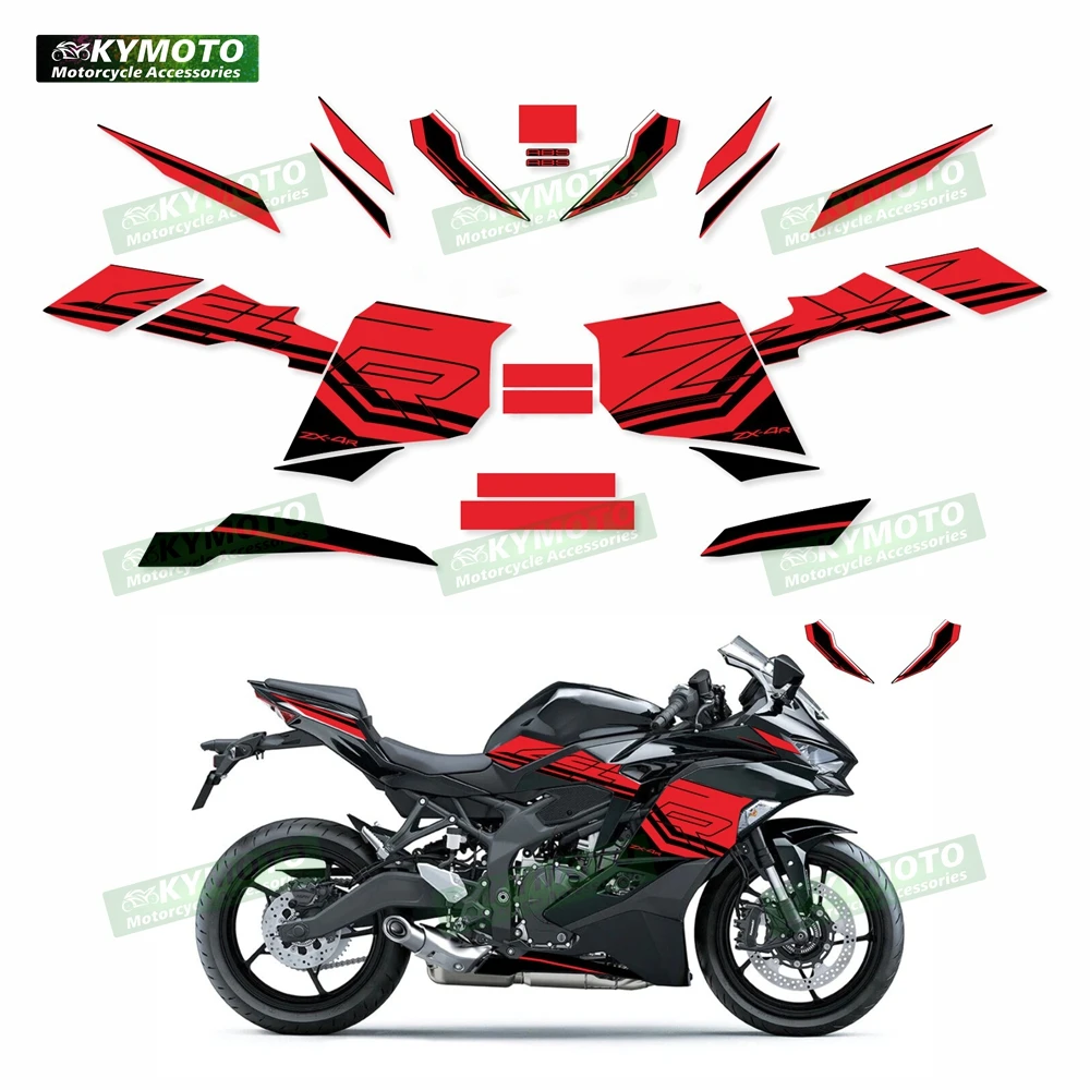 for Kawasaki ZX-4R ZX4R ZX-4RR 2023 motorcycle accessories decals