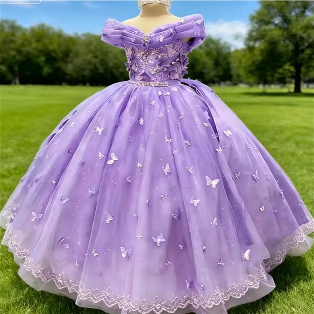 robe-de-demoiselle-d'honneur-de-luxe-violette-sans-manches-en-tulle-bouffant-avec-appliques-de-haute-qualite-ideale-pour-les-mariages-et-les-anniversaires-d'enfants