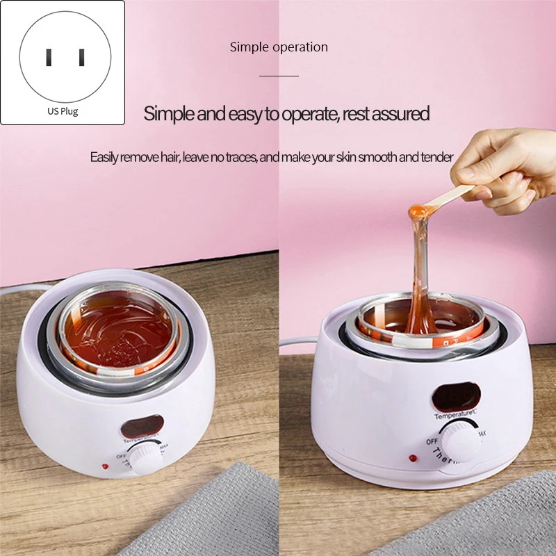 آلة إزالة الشعر بالشمع الساخن ، آلة إزالة الشعر بالشمع 500 سي سي ، وعاء لغمس الشمع ، آلة إزالة الشعر بالشمع
