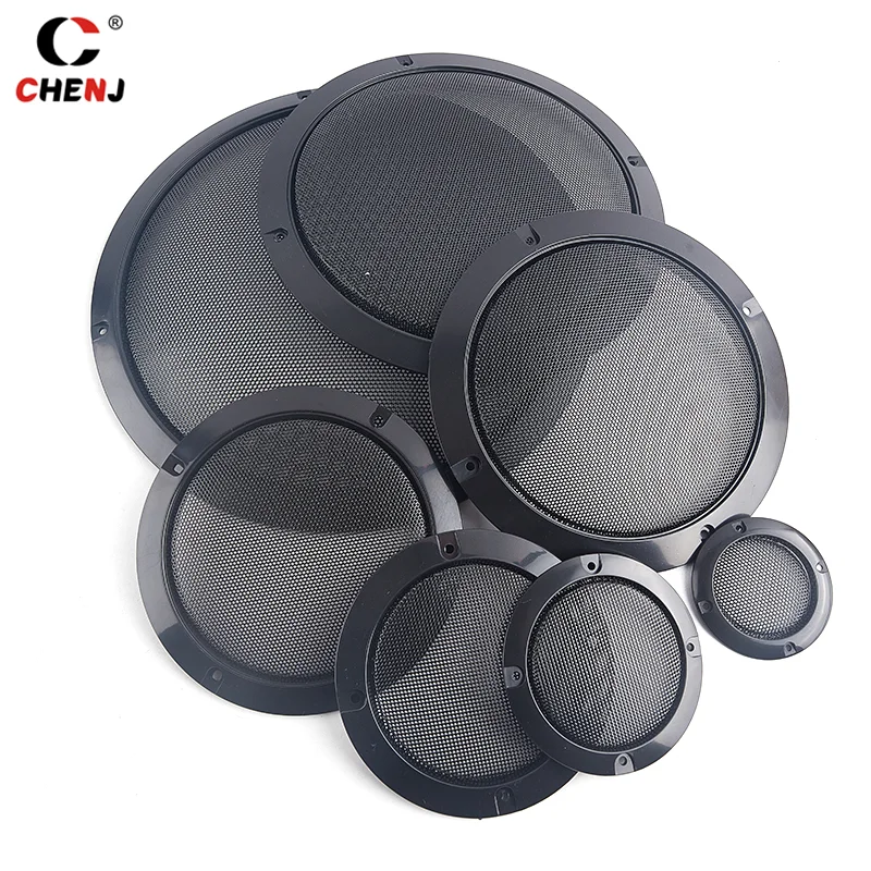 1pcs 2/3/4/5/6.5/8/10 Inch Speaker Net Cover High-grade Car Home Mesh Enclosure Speakers Plastic Frame Metal Iron Wire Grilles