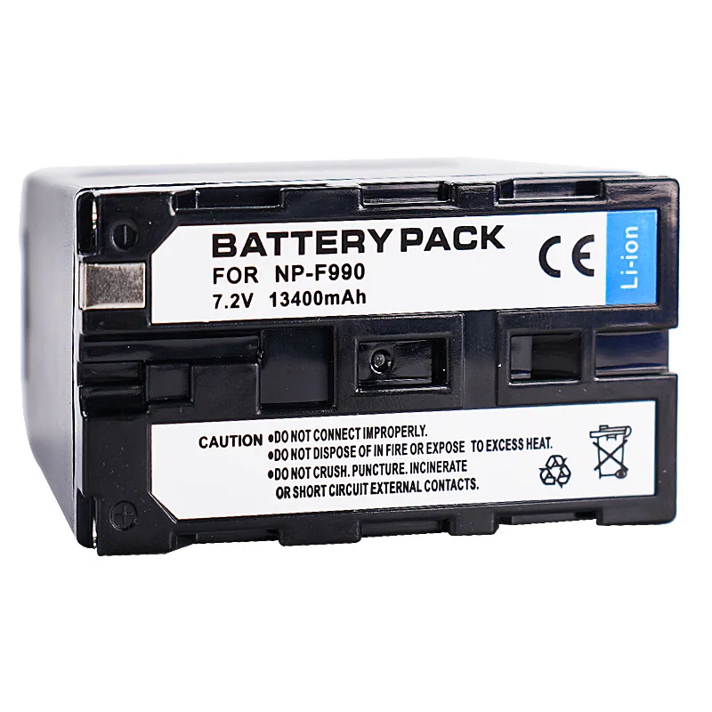 7.2V 13400mAh Np-f990 Digital Batteries for Sony Digital Camera Battery