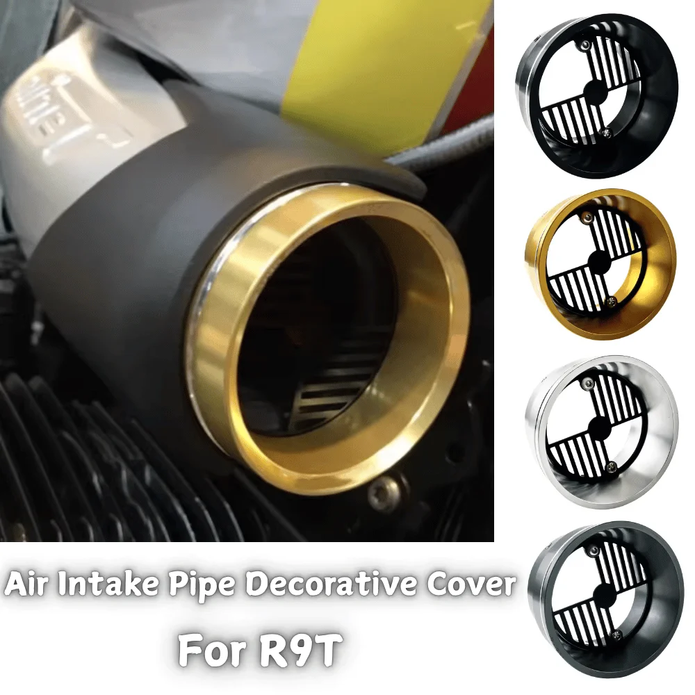 CNC Air Intake Pipe Decorative Cover For BMW R NineT R9T Motorcycle Intake Ring Protector
