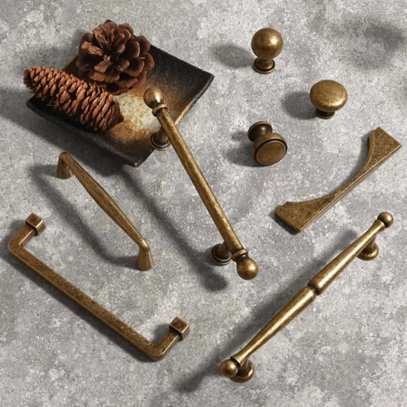 

Винтажные мебельные ручки из цинкового сплава, бронзовые