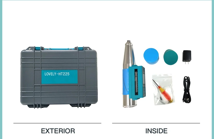 Digital Concrete Resiliometer Rebound Hammer dengan Layar OLCD HT225