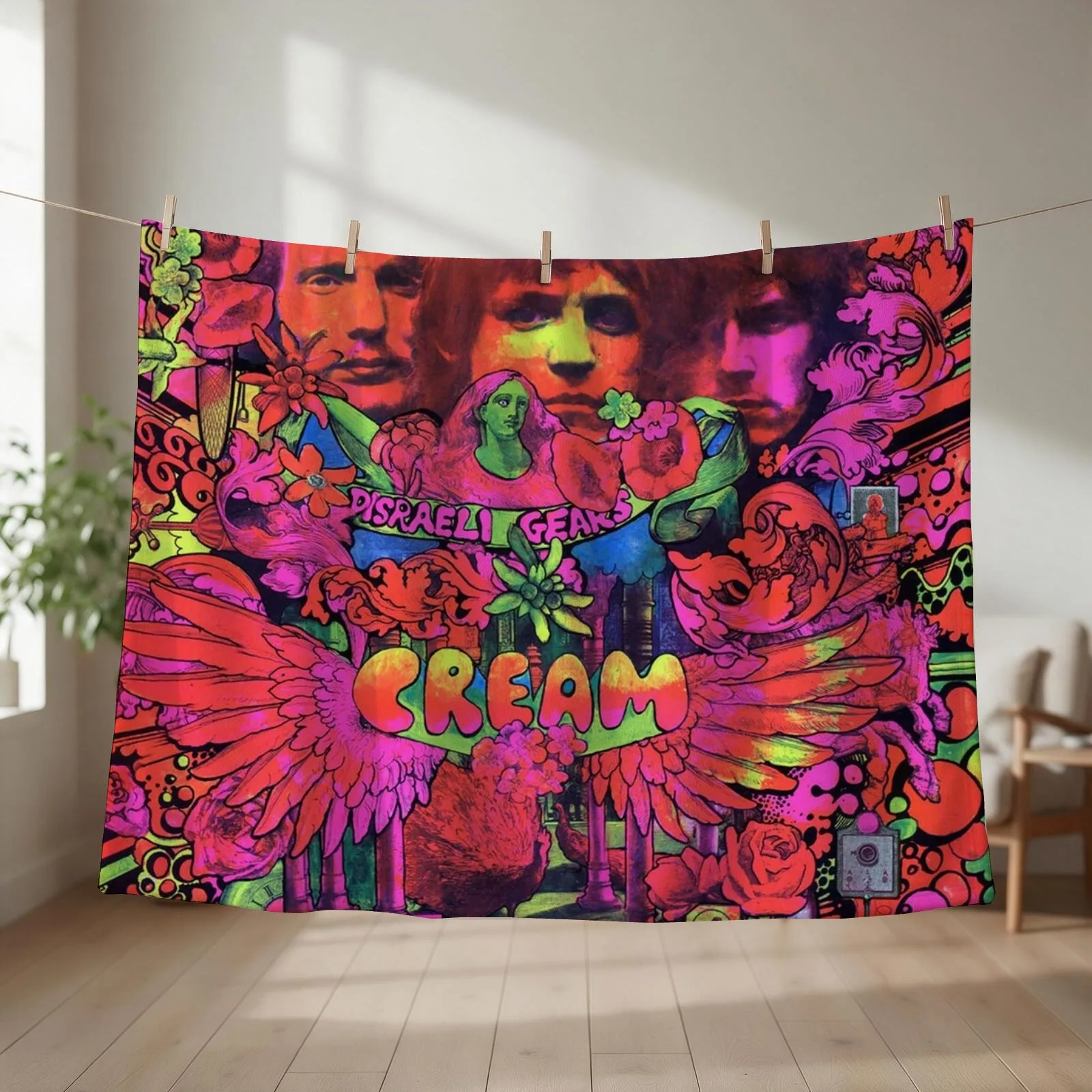 Disraeli Gears Throw Blanket Shaggy Thin For Baby Extra Large Throw Blankets