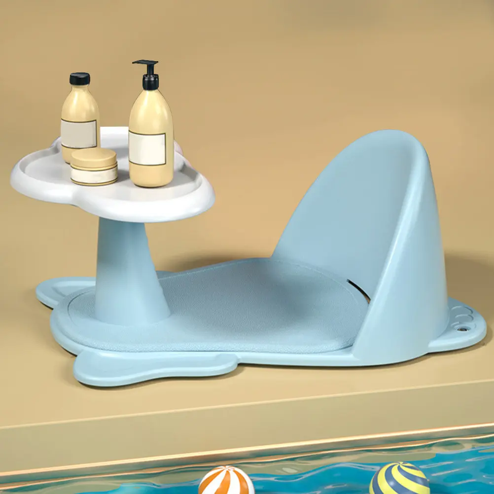 

Toddler Bath Seat for Bathtub with Suction Cups Stable Load Bearing Design Baby Bath Chair for Bathing Feeding