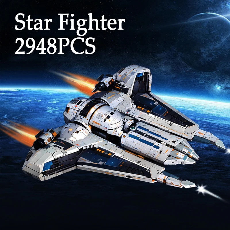 

2948PCS Star Fighter Spaceship Building Blocks Toys Sets Battleship Assembly Bricks Model Ornament Kids Holiday Birthday Gifts