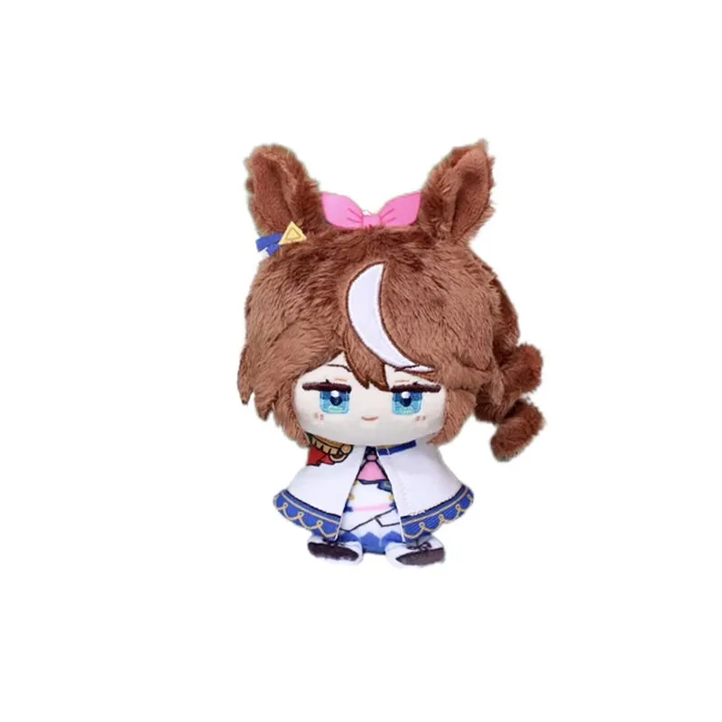 12cm Anime Attributes Girls Tokai Teio Kawaii Cosplay Soft Cotton Dango Doll Cartoon Mini Pendant Keychain Toy Figures Fans Gift