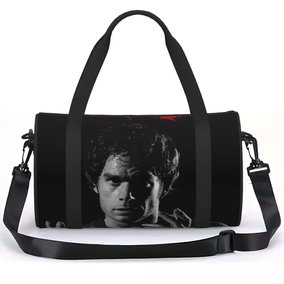 Dexter Morgan Movie 7 Luggage Bag Large Capacity Duffle Tote Bag Handbags Gym Bags Fitness Bag for Boys Girls