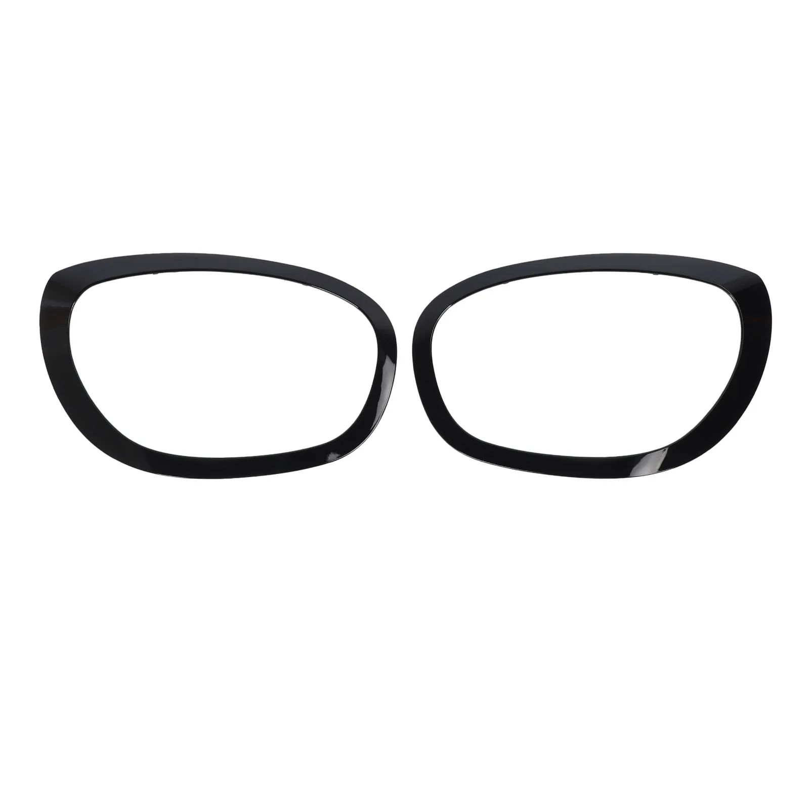 حلقة الكسوة الأمامية 1 زوج مقاومة للبهتان سهلة التركيب للمصابيح الأمامية غطاء حلقة الكسوة 51138739351 لـ Cooper F60 Countryma 2017 إلى 2021