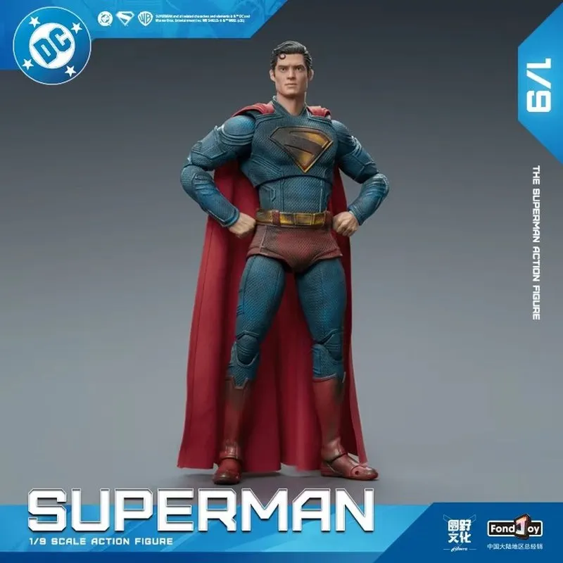 

Authentic battle-damaged Superman figurine anime model DC Justice League Detective Comics Superman collectible model gift