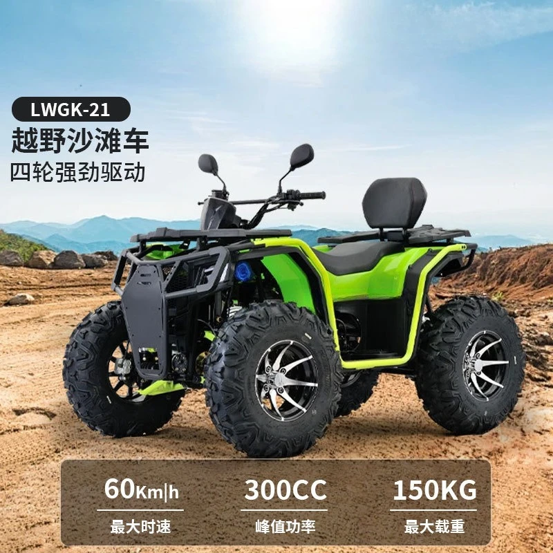 300Cc Hydraulic Shock Absorbing ATV Durable 4x4 All Terrain Mountain Buggy
