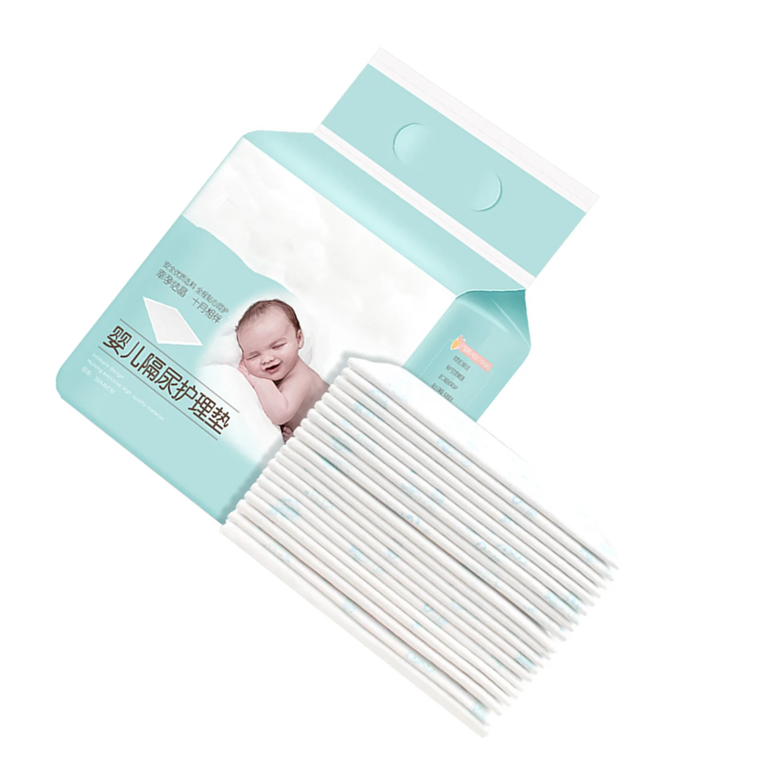 

20Pcs Baby Diaper Pad Disposable Changing Pad Liners Soft Absorbent Waterproof Diaper Changing Mats for Newborn Baby