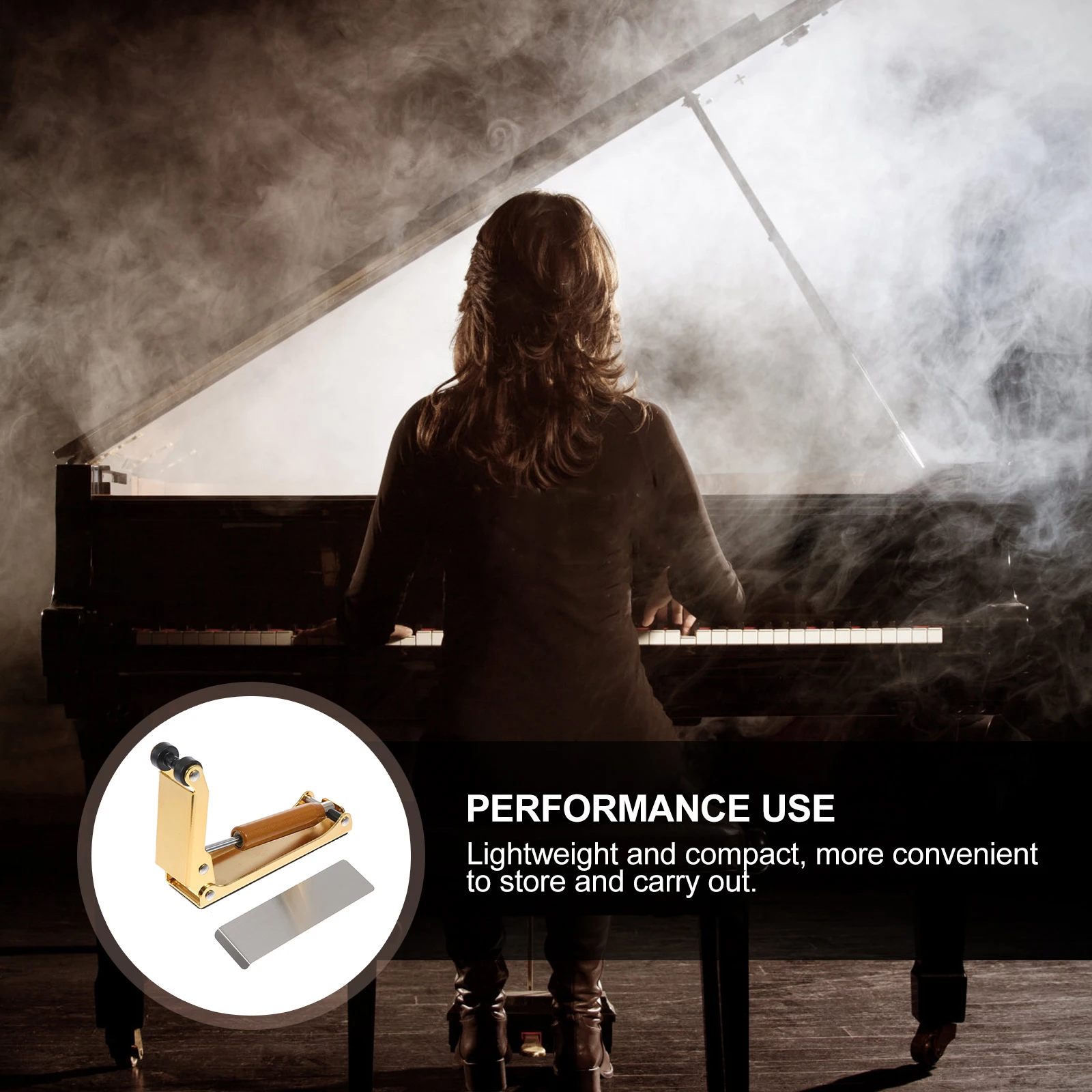 

1 pc Piano Cover Safety Buffer Device Anti-Pinch Hand Protector For Keyboard Fallboard, Hydraulic Slow Closing Decelerator,