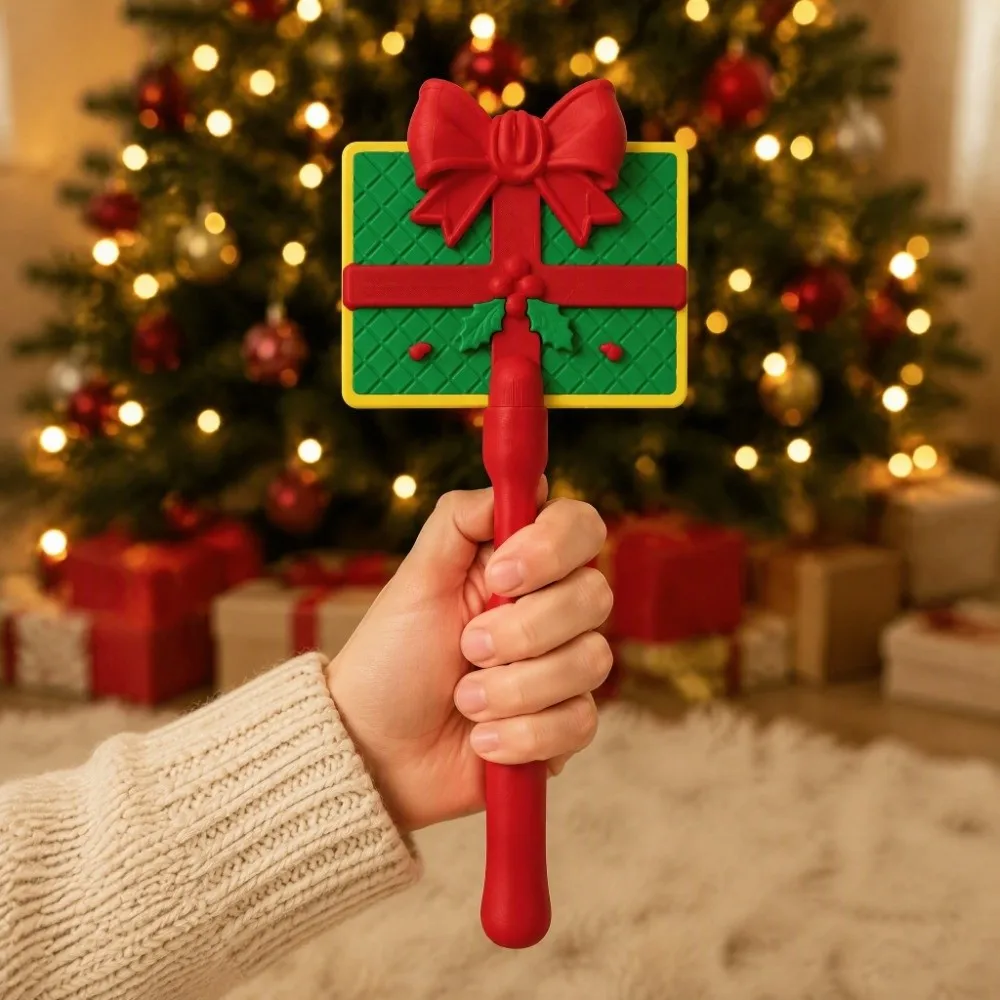 3D Printed Christmas Tap Wand Handheld Interchangeable Card Contactless Card Wand Snowflake Christmas Tree Santa Tap To Pay Wand