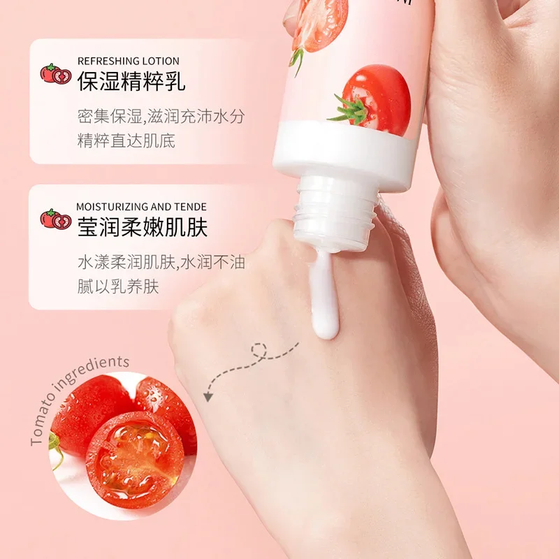 Hyaluronic Acid Tomato Moisturizing Essence Lotion Hydarting Whitening Brightening Skin Tone Nourishing Face Cream Skin Care