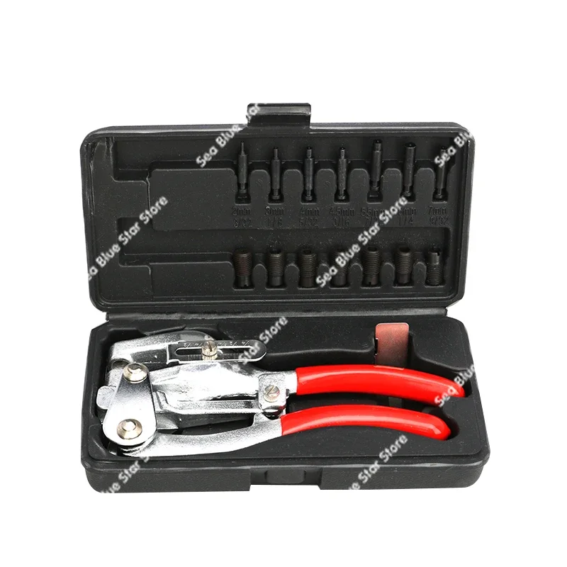 

Stainless steel, tin, leather, plastic, manual perforating pliers, perforating machine, perforating pliers, tools