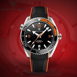 PAGANI DESIGN 2026 42MM Ceramic Bezel men mechanical wristwatches Fashion Sapphire Glass Watch Japan movement Automatic Watches