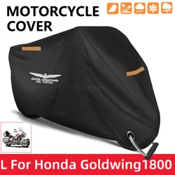 Cubierta impermeable para motocicleta, Protector UV para exteriores, cubierta para lluvia y polvo para Honda Goldwing1800 GL1800 F6B 2002-2017