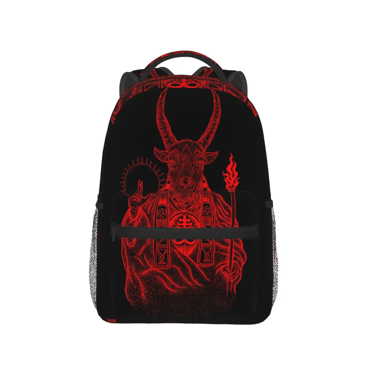 حقيبة ظهر Baphomet Satanic Goat رائجة البيع Daypack سعة كبيرة للأولاد والبنات حقيبة كتب مدرسية حقائب كتف للرجال والنساء