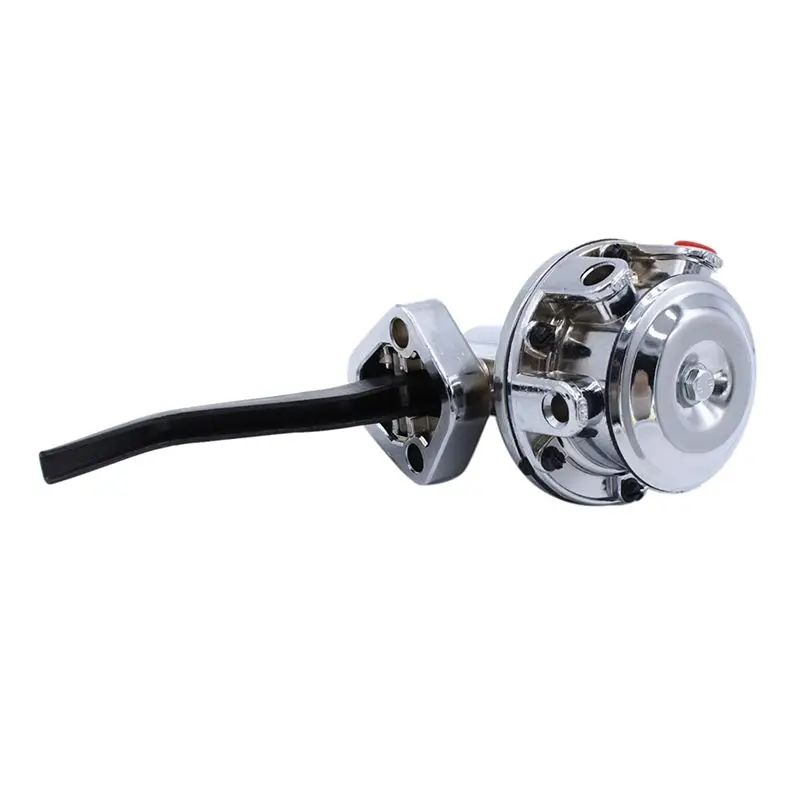 Simple 2X For SB Small Block Ford 221 260 289 302 351 Two Valve 80 Gph Mechanical Fuel Pump, Chrome