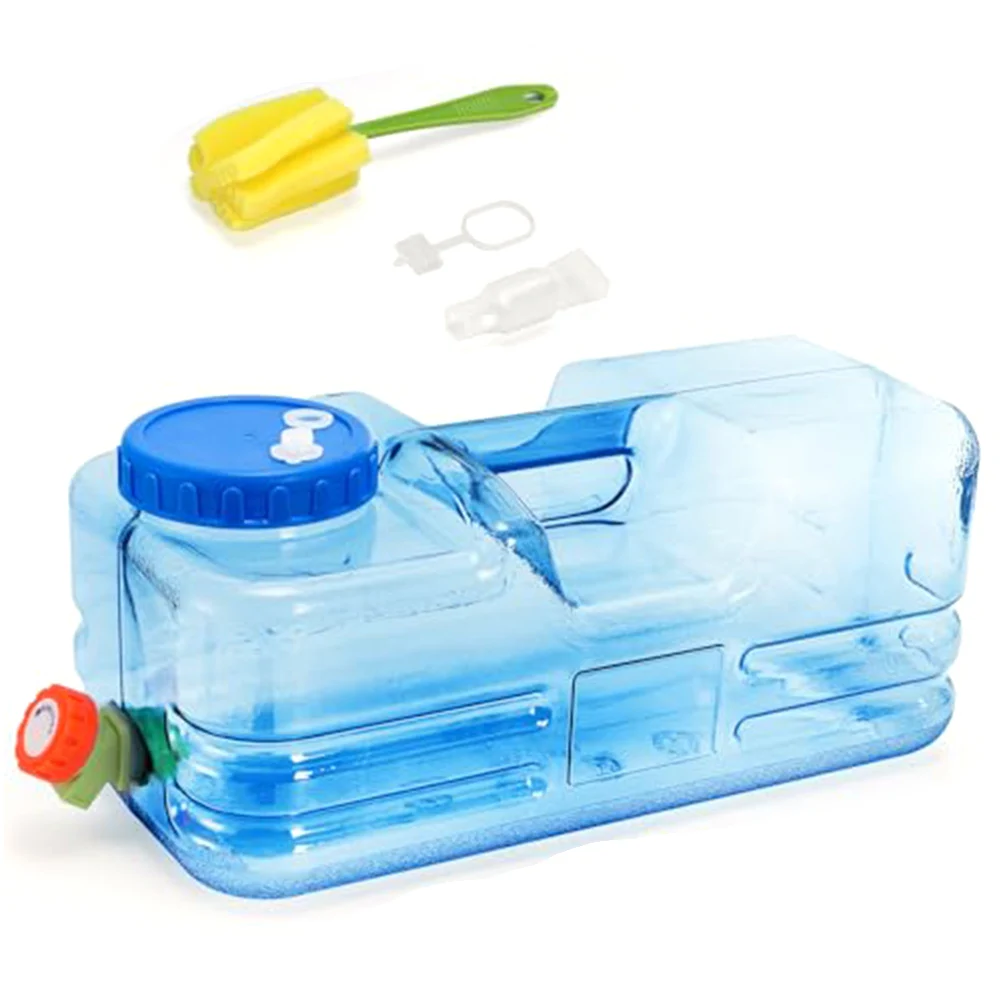 Easy Fill Bottle Portable Water Tank Tap Spout Easy To Clean Vehicle-floor Stability Thick Plastic Construction