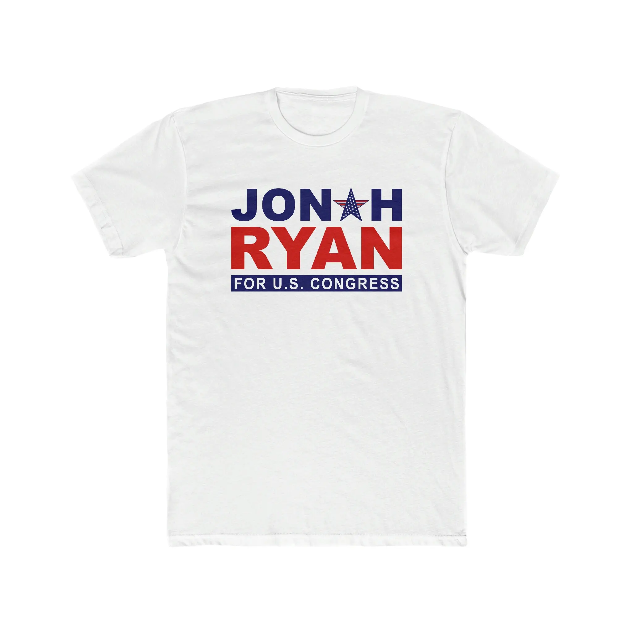 Jonah Ryan For Congress Vintage Look T Shirt Bella Canvas Jersey Cotton